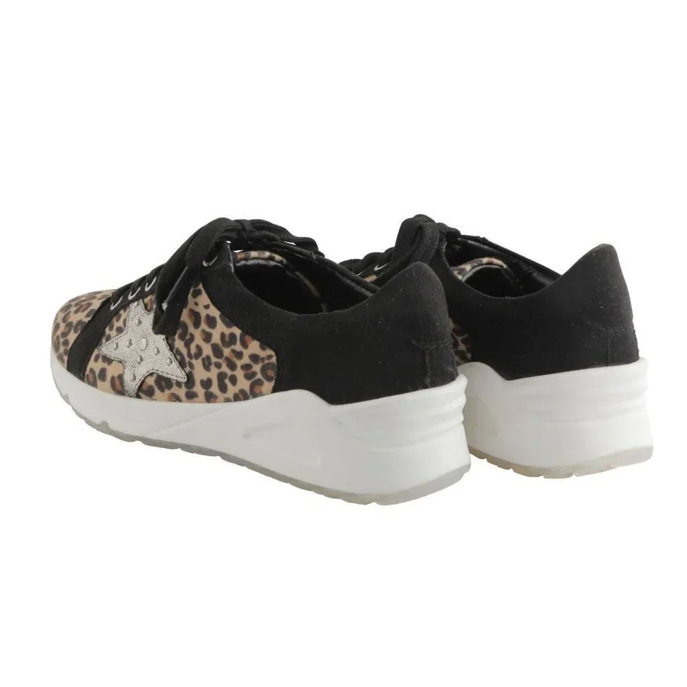NWT Myra Leather Star Sneakers - Picture 4 of 8